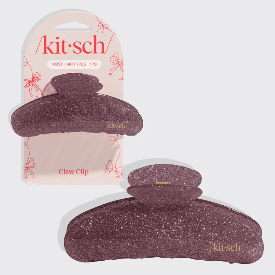 Pink Glitter Claw Clip | Kitsch