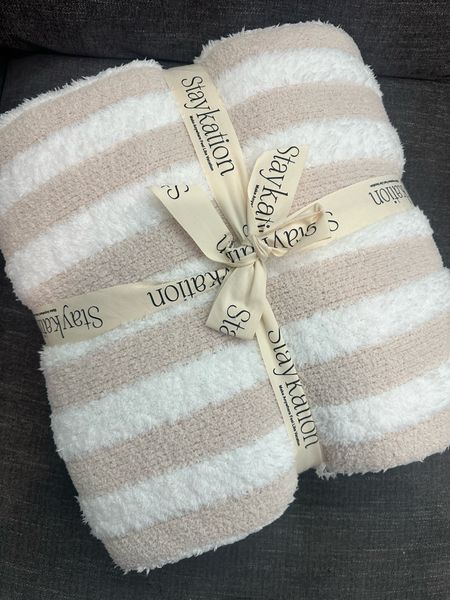 This is seriously the softest blanket ever! I already have one and I couldn’t resist the stripes! 

These would make a great gift. 

#LTKGiftGuide #LTKHome #LTKFindsUnder100
