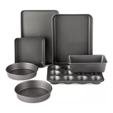 Cooks 7-pc. Carbon Steel Non-Stick Bakeware Set, One Size, Gray | JCPenney