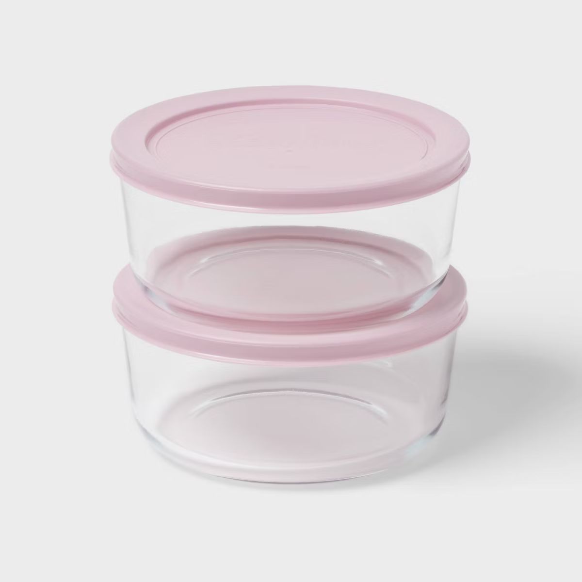 2pk Glass Round Food Storage Container Set - Room Essentials™ | Target