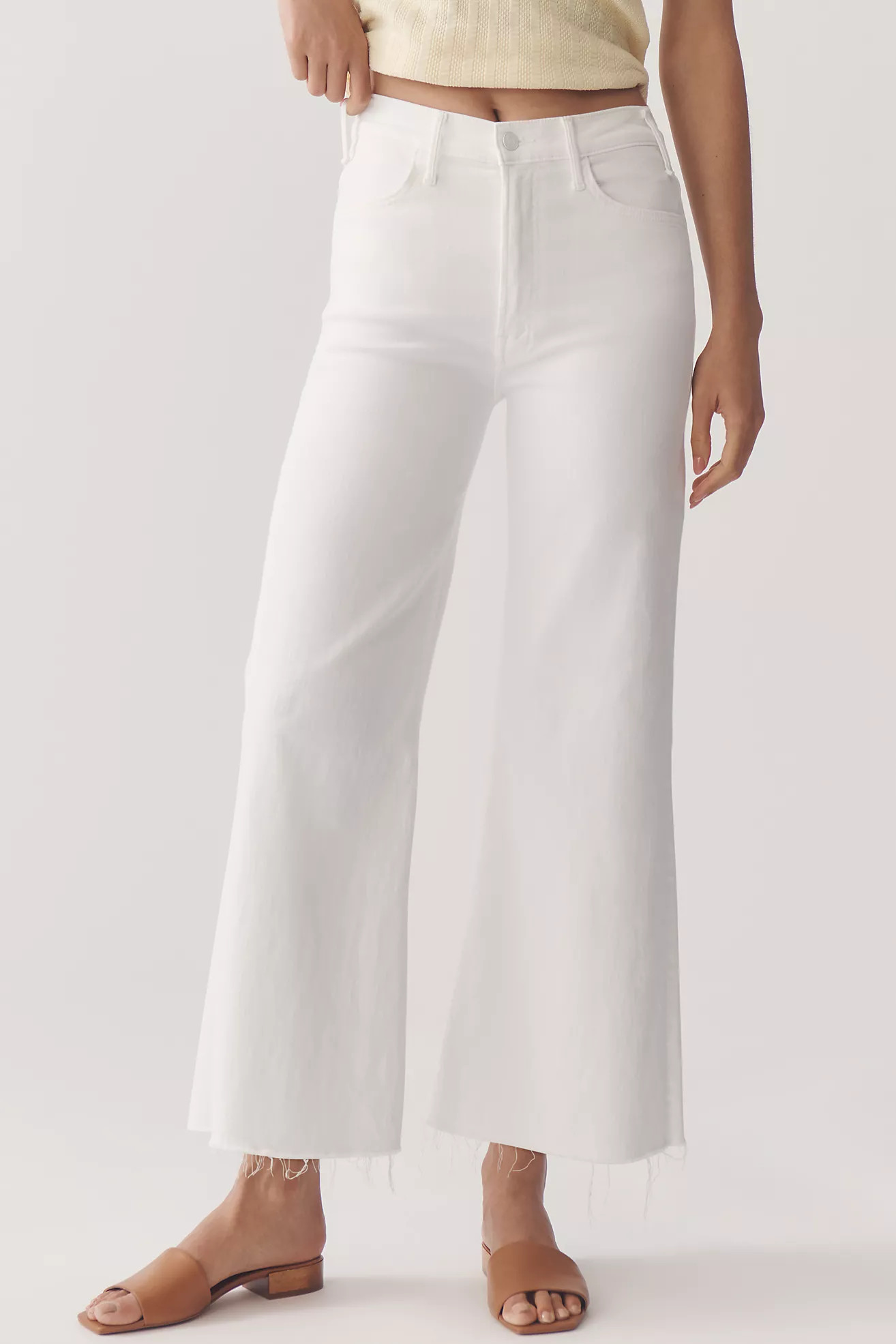 MOTHER The Hustler Roller High-Rise Ankle Jeans | Anthropologie (US)