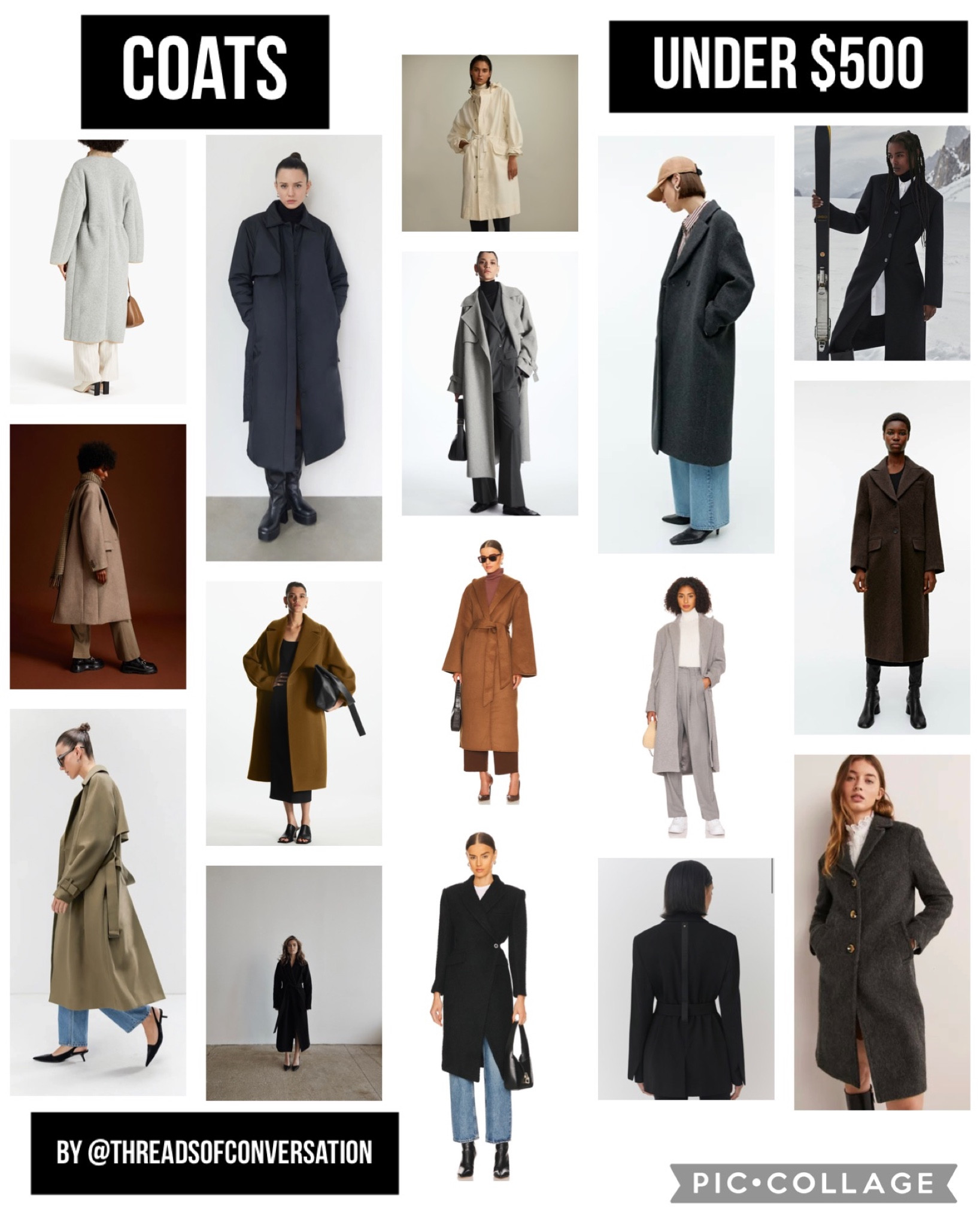 COAT SERIES: top picks under $500. All options are linked in my bio to shop! 

#LTKSeasonal #LTKSale #LTKstyletip