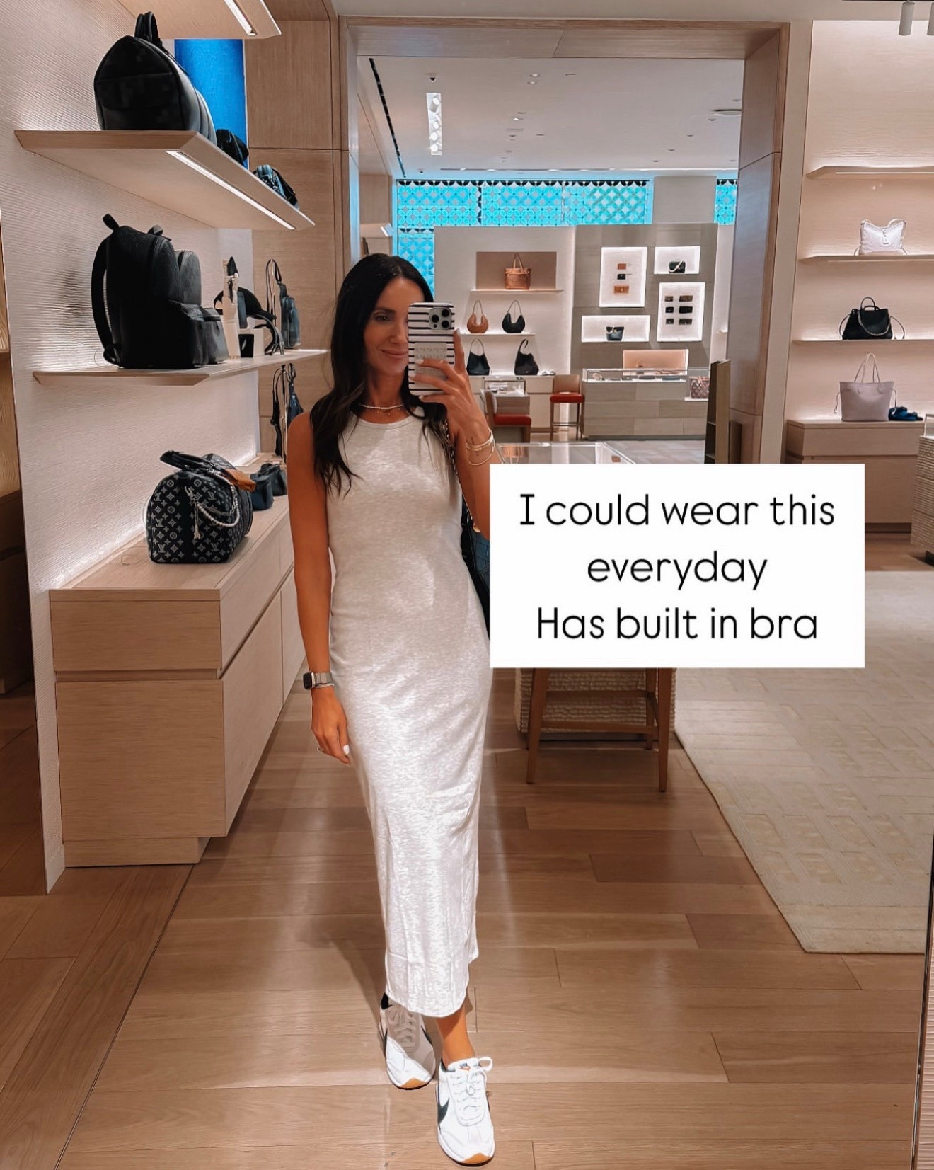 Athleta dress back in stock and on sale. I’m in xs 

#LTKdayinmylife #LTKgrwm #LTKSaleAlert