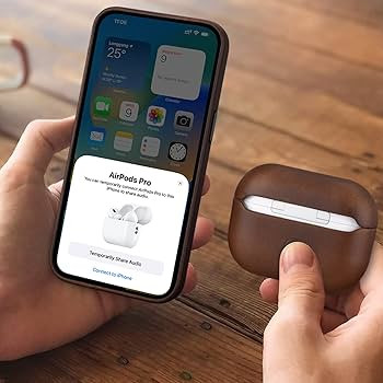 Maogoam for AirPods Pro 2nd Generation Case Leather, Genuine Vintage Crazy Horse Cowhide Leather ... | Amazon (UK)