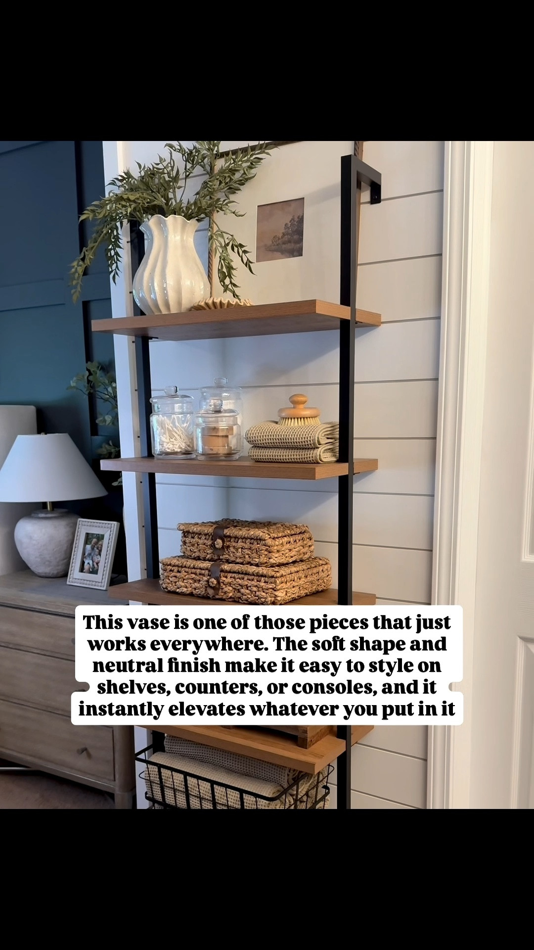 Soft Neutral Vase Styling for Shelves & Consoles

Follow @farmtotablecreations on Instagram for daily home inspo 🤍

This is one of those pieces that truly works everywhere. The soft, sculpted shape and creamy neutral finish make it easy to style on shelves, counters, or consoles—and it instantly elevates whatever you put in it. I love it with simple greenery, but it looks just as beautiful styled on its own for a clean, timeless look.

#vase #homedecor #shelvestyling #consoledecor #neutralhome #modernorganic #decorinspo #bathroom #bathroomshelf

#LTKHome #LTKSaleAlert