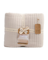 Stone Channel Stitch Quilt | TJ Maxx