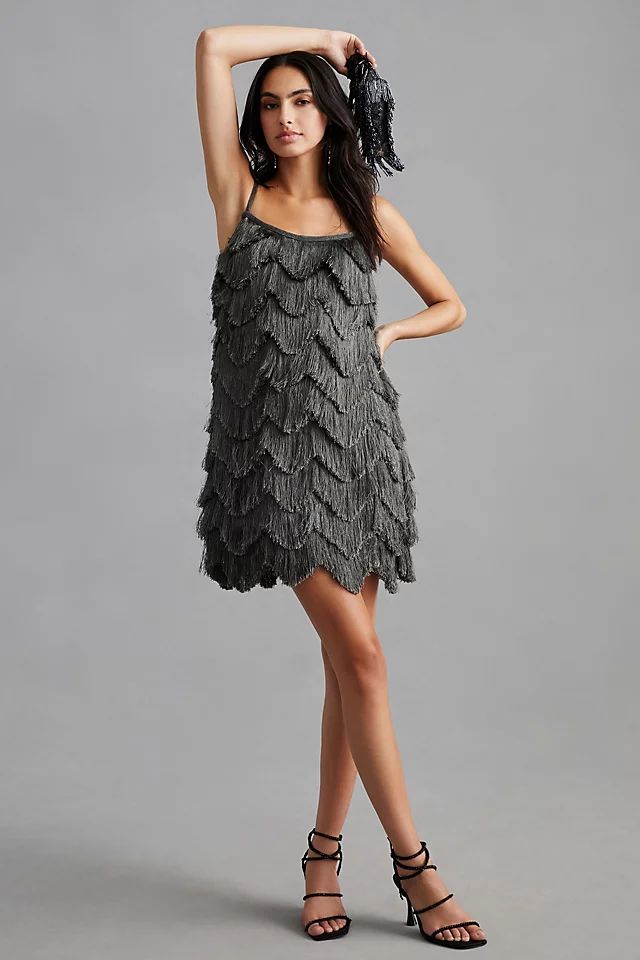 Pankaj & Nidhi Fringed Mini Dress | Anthropologie (US)