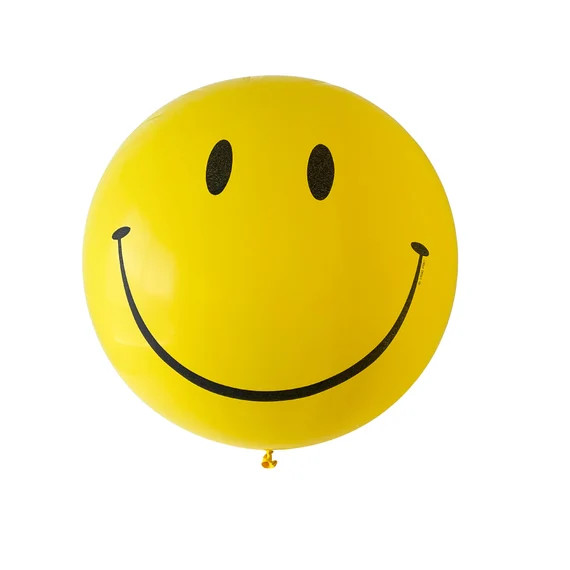 36 Inch Smiley Face Balloons Yellow Happy Face Party Balloons - Etsy | Etsy (US)