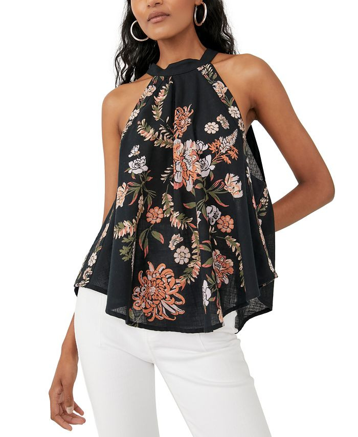 Emily Printed Halter Top | Macys (US)
