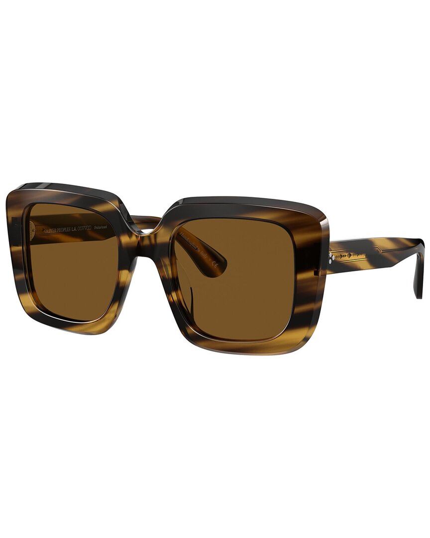 Oliver Peoples Unisex Franca 52mm Sunglasses | Gilt