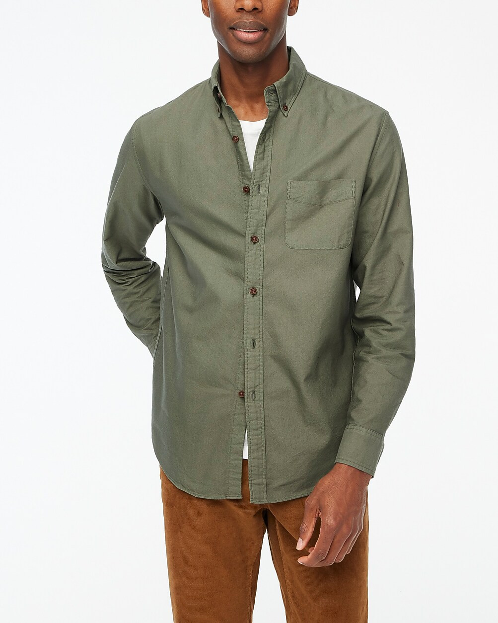 Garment-dyed oxford shirt | J.Crew Factory