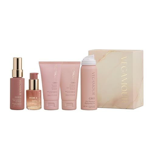 VEGAMOUR Hair Wellness Travel Essentials | Nourished, Healthier Looking Hair Gift Set | $81 Value | Amazon (US)