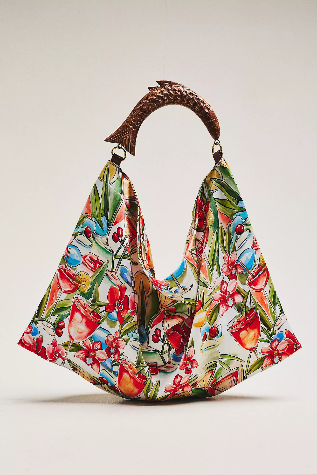 Farm Rio Satin Scarf Mini Bag | Anthropologie (US)