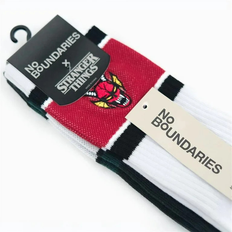 Netflix Stranger Things Hellfire Multi-Color Socks from No Boundaries, 2-Pack One Size, Men’s | Walmart (US)