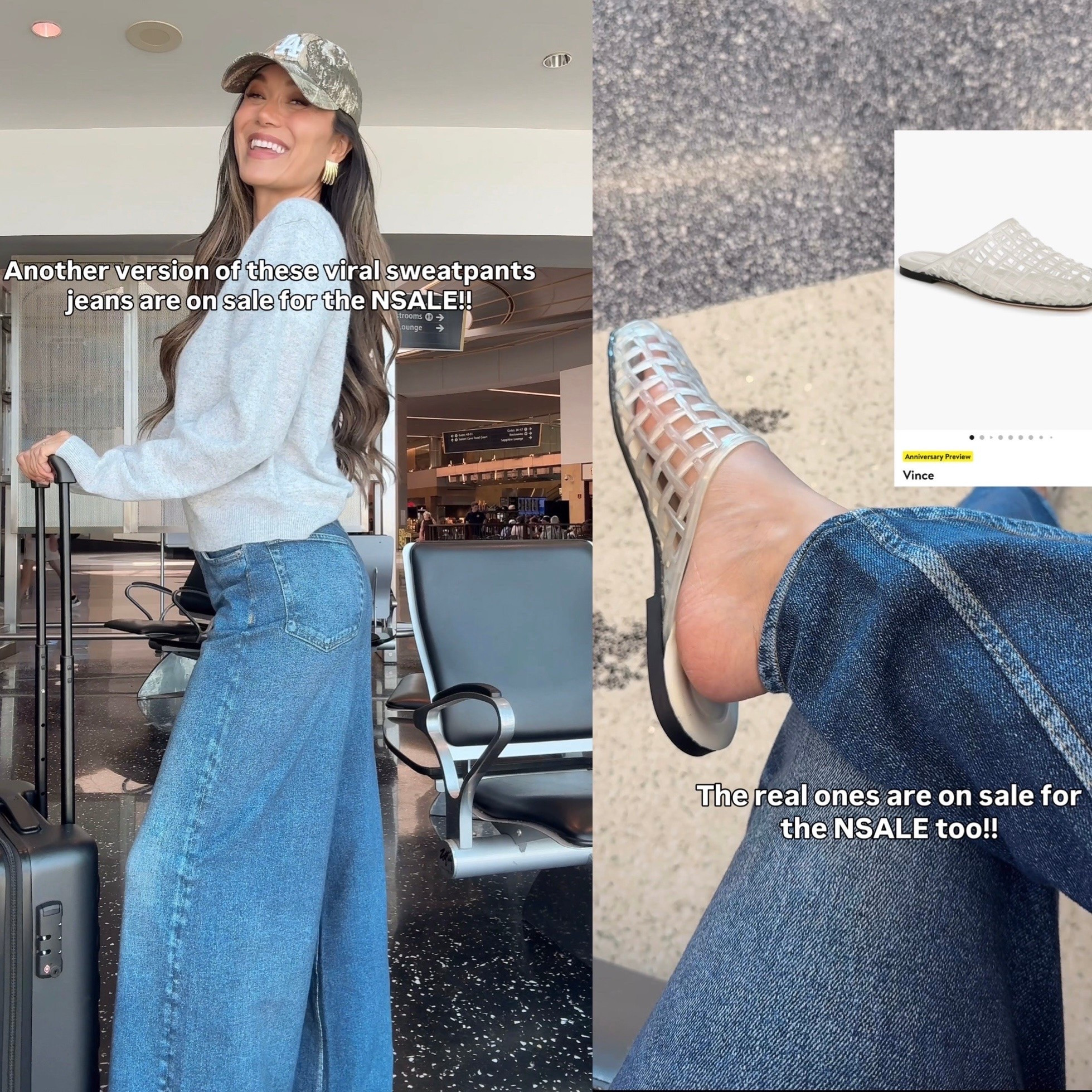 Scroll to shop! Follow for more!! NSALE is now live!!!!🤩🥳 And you can grab another version of these splurge worthy pants on saleeee if you’re shopping the Icon Nordstrom cardholder level!!!🥰 These look just like real jeans, but they’re sweatpants!!! OBSESSED is an understatement!!!!😍🤩 I feel more “put together” with the denim look, but with alllll the comfort of sweats!! No compromise here!!! THESE ARE GOLD✨✨ Worth every penny!!! Aaaand I love how flattering they are on!! I already have a hard time finding real jeans that look good in all the right places😆 I could go on and on😆 These surpassed my expectations and more!!!😍😍😍 Hehe!! Linking these exact ones!! Plus the pair that’s on sale for the Nsale!!!🤩👖Alsoooooo my jellies slip ons are from Amazon!! I’ve gotten sooo much use from them!!! They’ve been with me to Lake Como & beyond!!! Another splurge worthy staple & you can get the real ones brand new at a discount!!! Linking the Nsale jellies!!! I’ll be covering more of the sale on stories!!🥰 Love you friends!!! And hope you have the most aaaamazing night!!!! YOU are amazing!!!!!😍✨✨✨ Xo!!!!

#LTKootd #LTKSaleAlert #LTKOver40