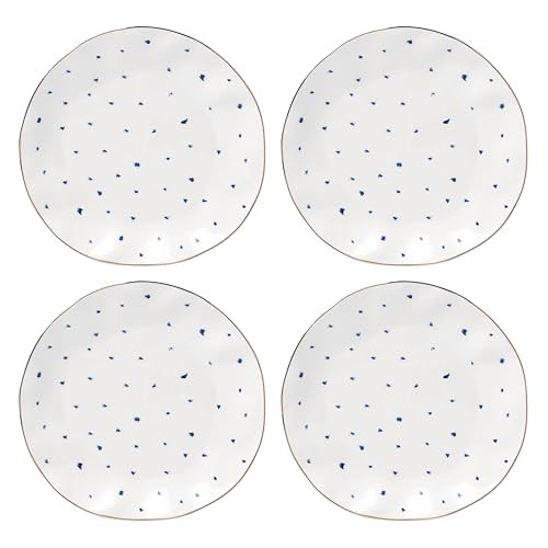 Lenox 895696 Blue Bay Dots 4-Piece Dinner Plate Set | Amazon (US)