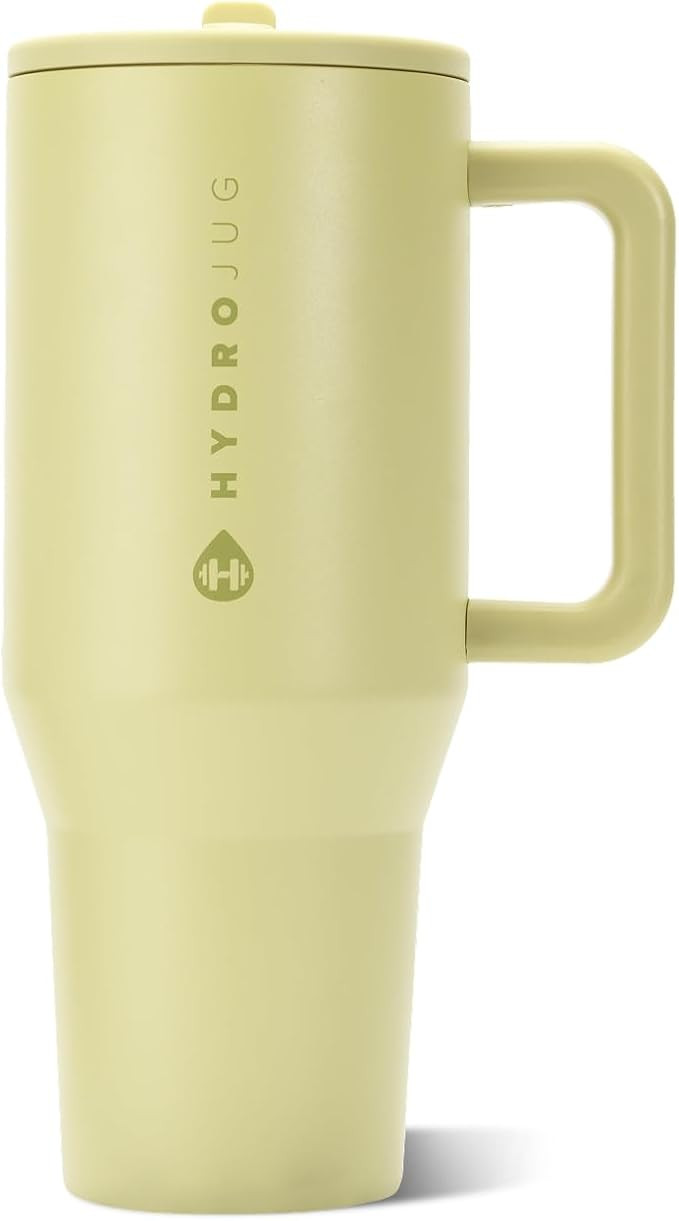 HydroJug Traveler 32oz, Insulated Tumbler with Handle & Straw, Olive | Amazon (US)