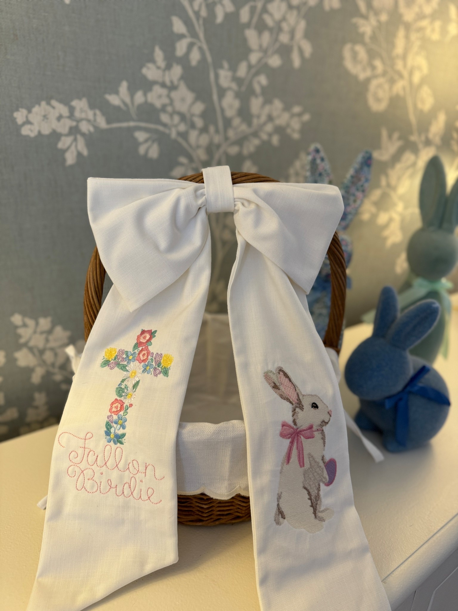 Easter basket and bow for my daughter’s first Easter! 

#LTKKids #LTKSeasonal #LTKBaby