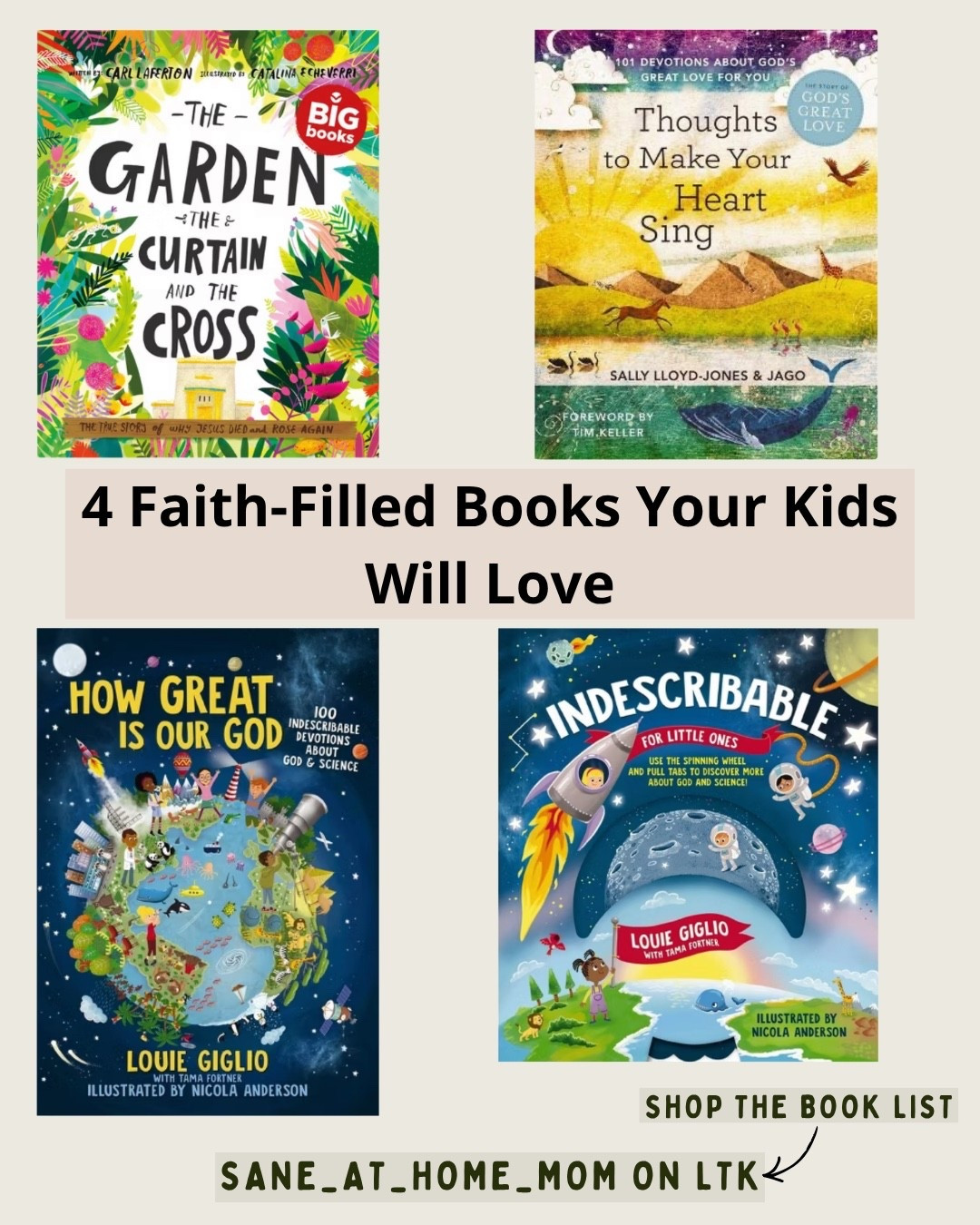 A few beautiful books I’m loving for my kids 🤍📚

These are wonderful Christian books for kids ages 4–10, depending on the book and your child’s age and interests. I especially love that they make faith feel engaging, thoughtful, and easy to explore together—whether your child loves stories, science, nature, or learning more about God.

These are the kind of Christian children’s books I love having on our shelves for everyday reading, quiet time, and growing in faith together.

I linked all four books on my LTK! Tap to shop the full book list and find the ones that would be a good fit for your kids. 🤍

#ChristianKidsBooks #ChristianParenting #KidsBooks #FaithBasedBooks #HomeschoolBooks

#LTKcanada #LTKfall #LTKkids