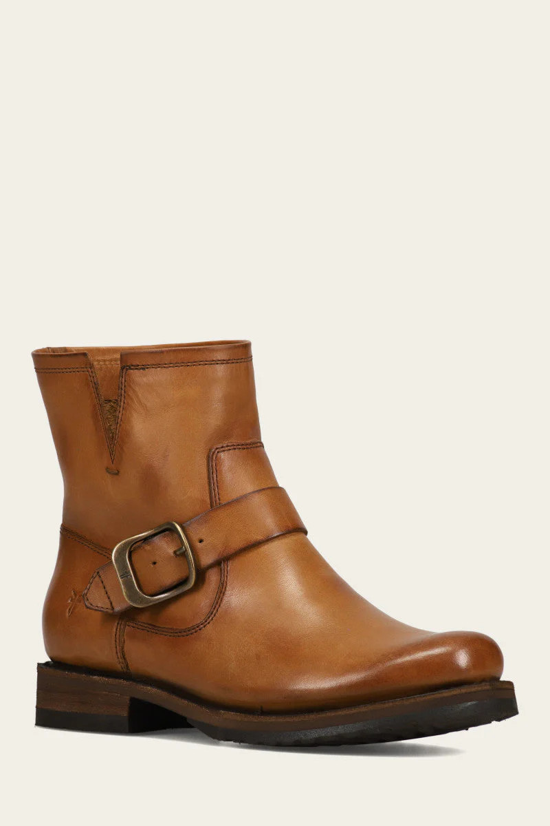 Women's Caramel Veronica Flex Bootie Booties | The Frye Company | FRYE