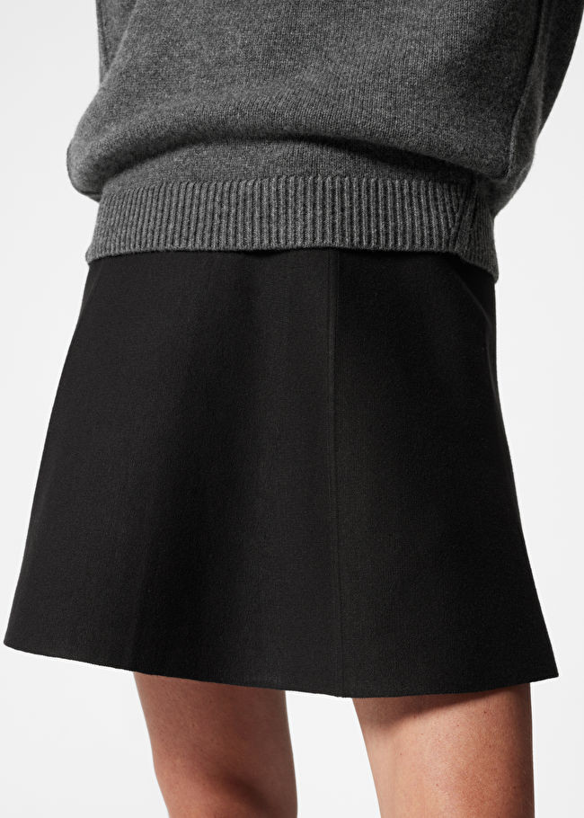 Flared Double-Knit Skirt | & Other Stories (EU + UK)
