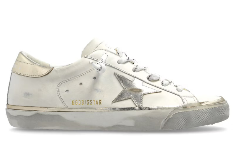 Golden Goose SuperStar (Women's) Sneakers in Optic White/Platinum | StockX