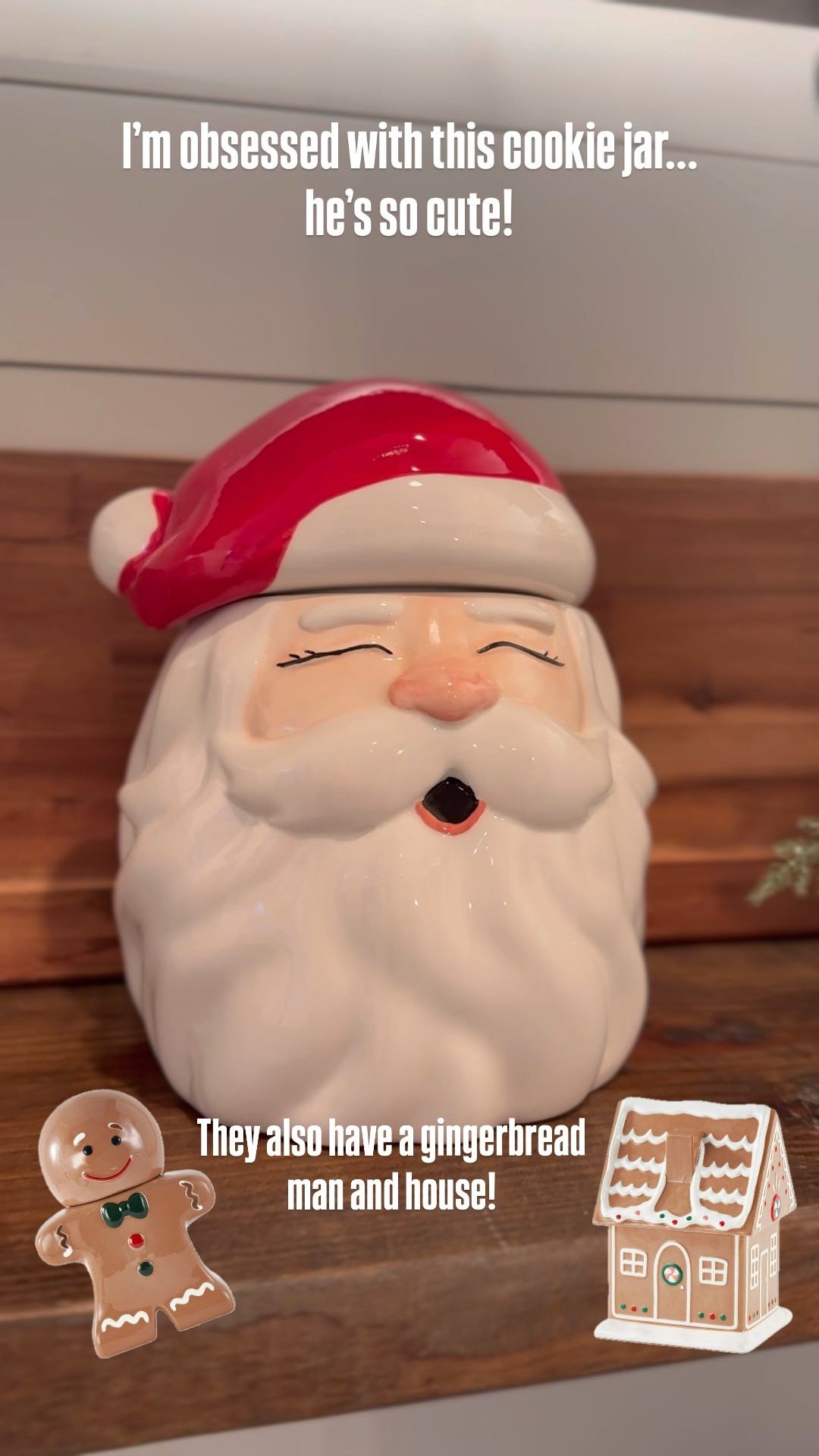 Another favorite Walmart fine! I am obsessed with the Santa Claus cookie jar and cannot believe the price! It makes me smile every time I look at it, and they also have a gingerbread man and gingerbread house!

#LTKHome #LTKHoliday #LTKSeasonal