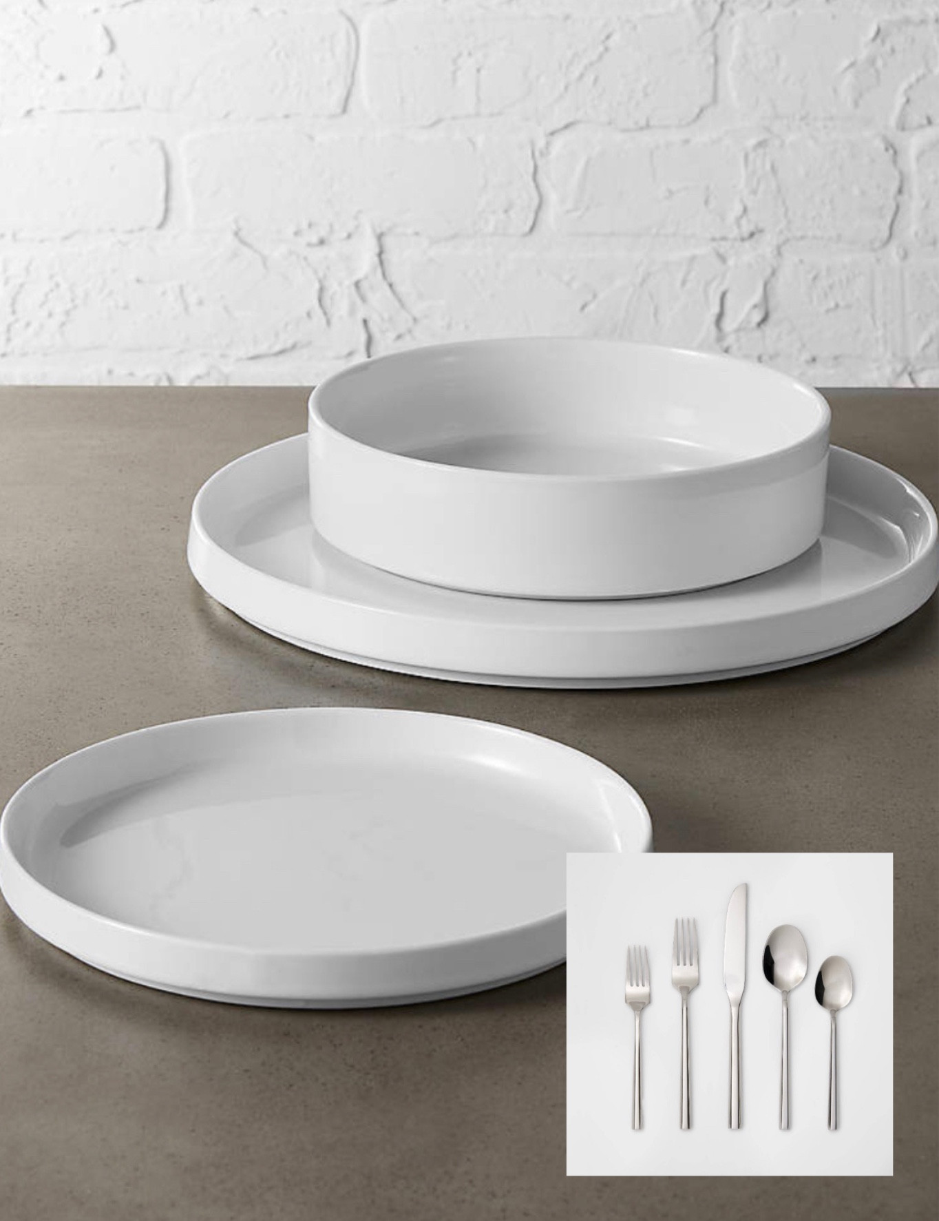 Silver set . Dinner plate set 🍽️