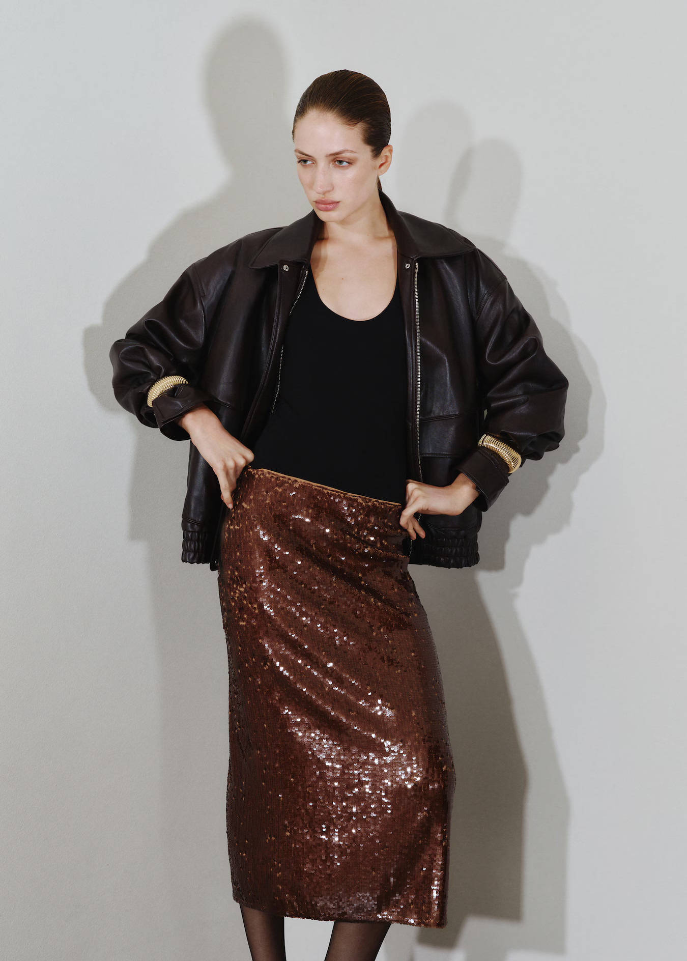 Sequin midi skirt - Women | MANGO USA | Mango (US/MX/AU)