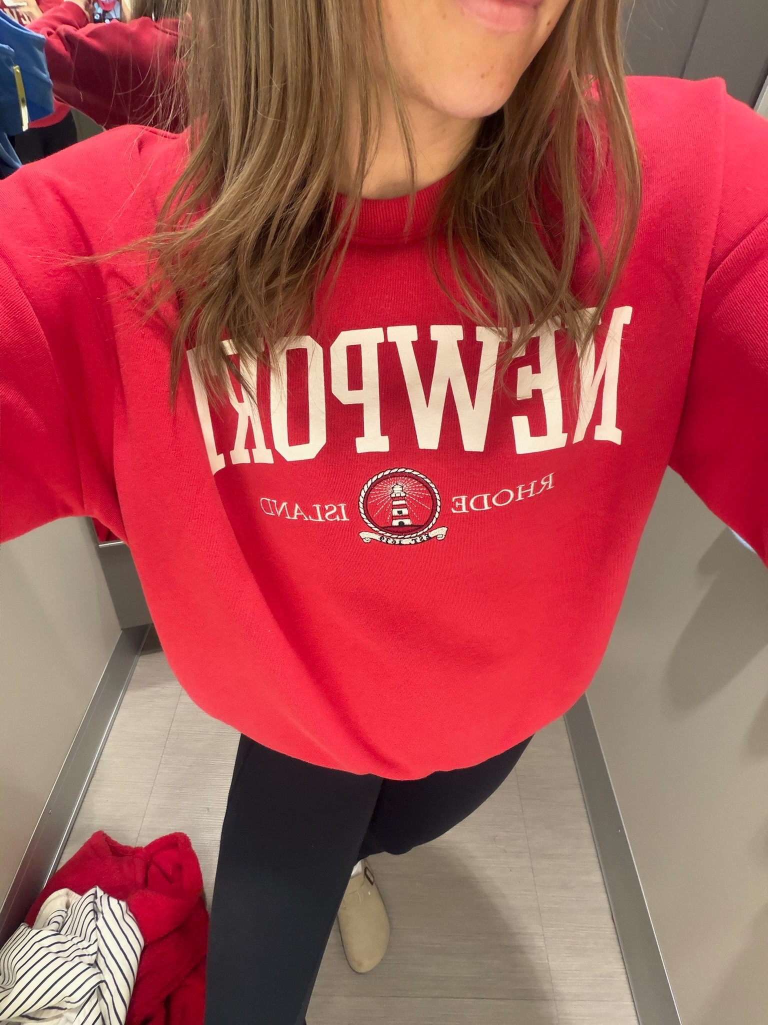 Such a cute oversized sweatshirt moment. The bold red with the Newport graphic gives it that effortless, sporty vibe and it’s perfect with leggings for an easy everyday look. One of those throw on and go pieces you’ll wear on repeat.

oversized sweatshirt, graphic sweatshirt, red sweatshirt, casual outfit, everyday outfit, athleisure style, comfy outfit, fall outfit, cozy style, sporty chic, lounge outfit, SavannahK 

#LTKootd #LTKTravel #LTKSeasonal