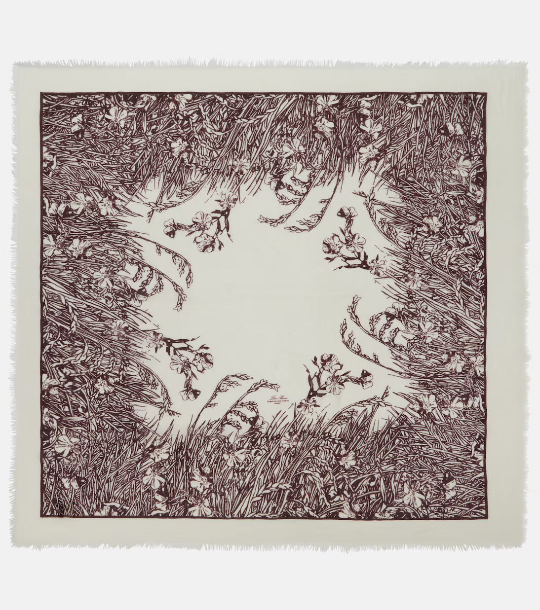 Campo Di Lino Fiorito cashmere and silk scarf | Mytheresa (US/CA)