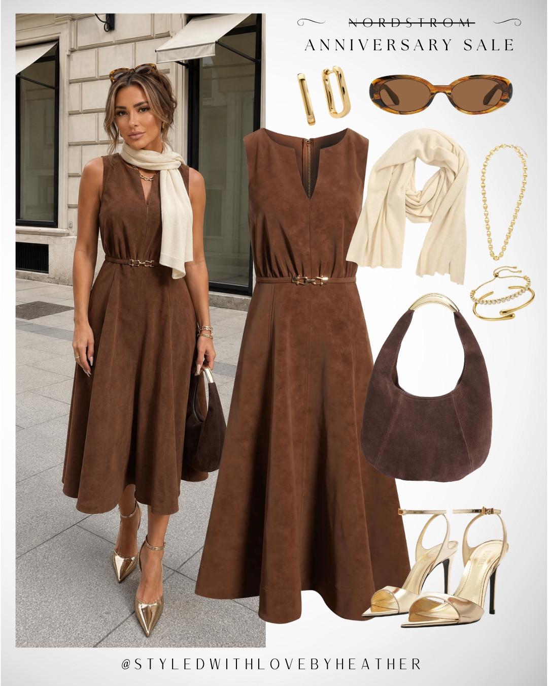 Chocolate brown is officially the color of the season. 🤎 This suede dress looks so much more expensive than it is. Save this outfit and shop it now in my LTK!

#LTKootd #LTKSaleAlert #LTKPetite
