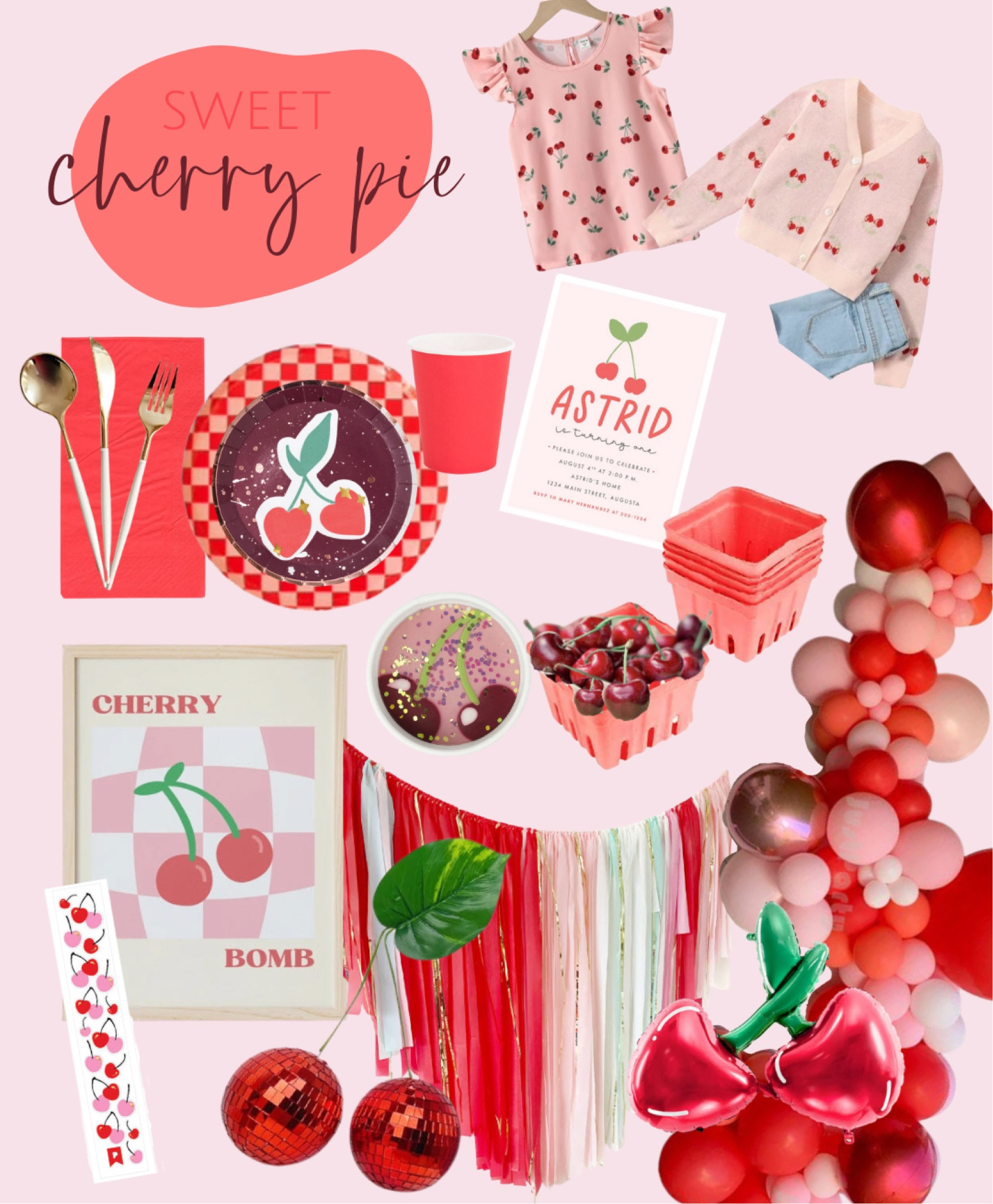 #partyideas #partythemes #partythemeideas #kidspartyideas #partyideasforkids #cherry #cherries

#LTKfamily #LTKSeasonal #LTKkids
