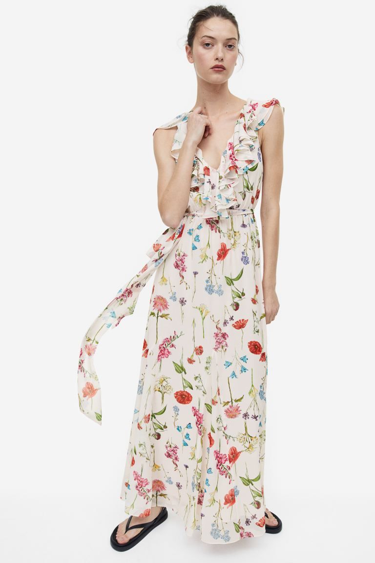 Long Chiffon Dress | H&M (US)