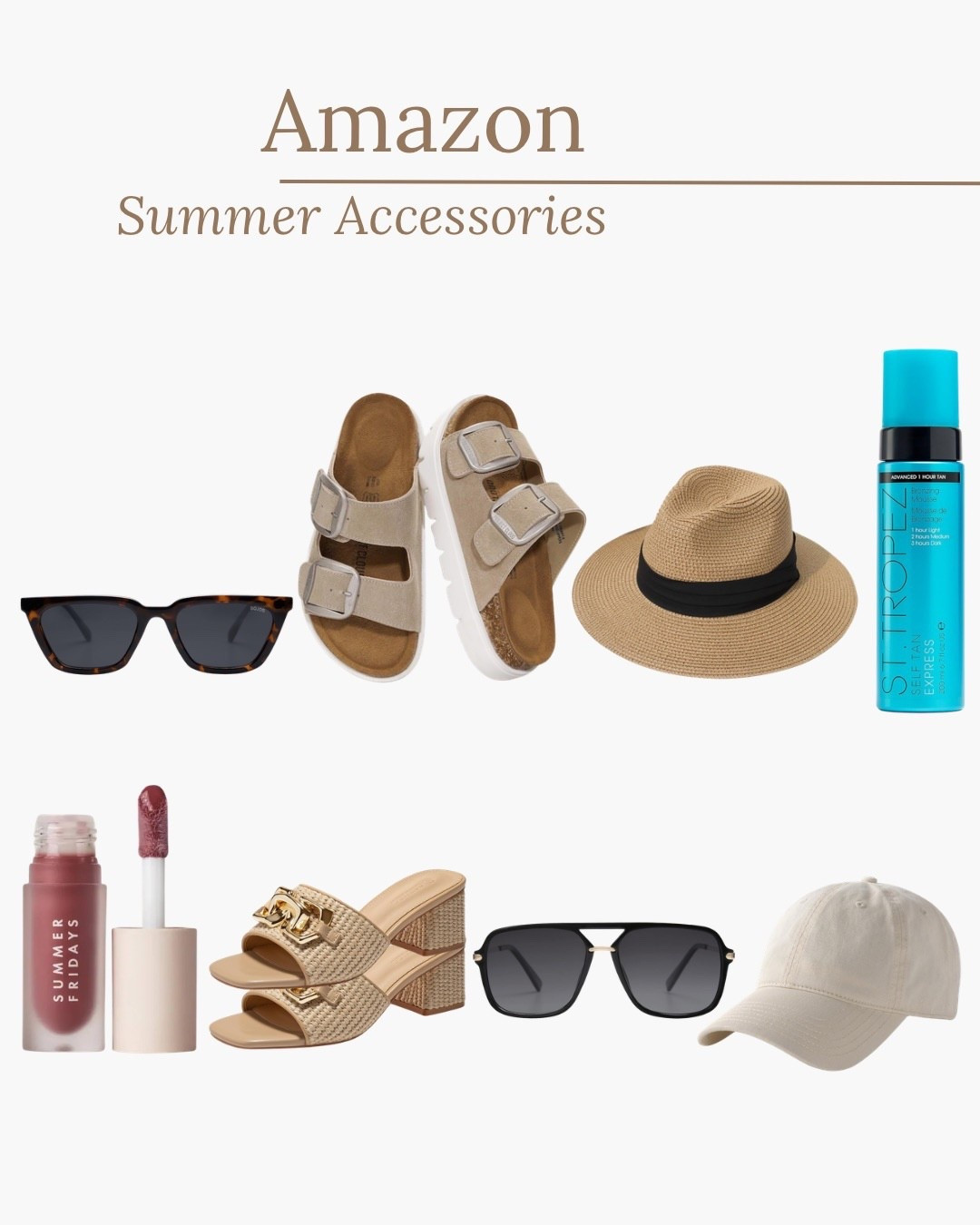 Summer accessories on Amazon!!

#LTKootd #LTKTravel #LTKSeasonal