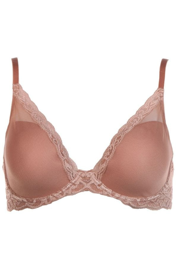 Feathers Contour Underwire Plunge Bra - Glow | Chérie Amour