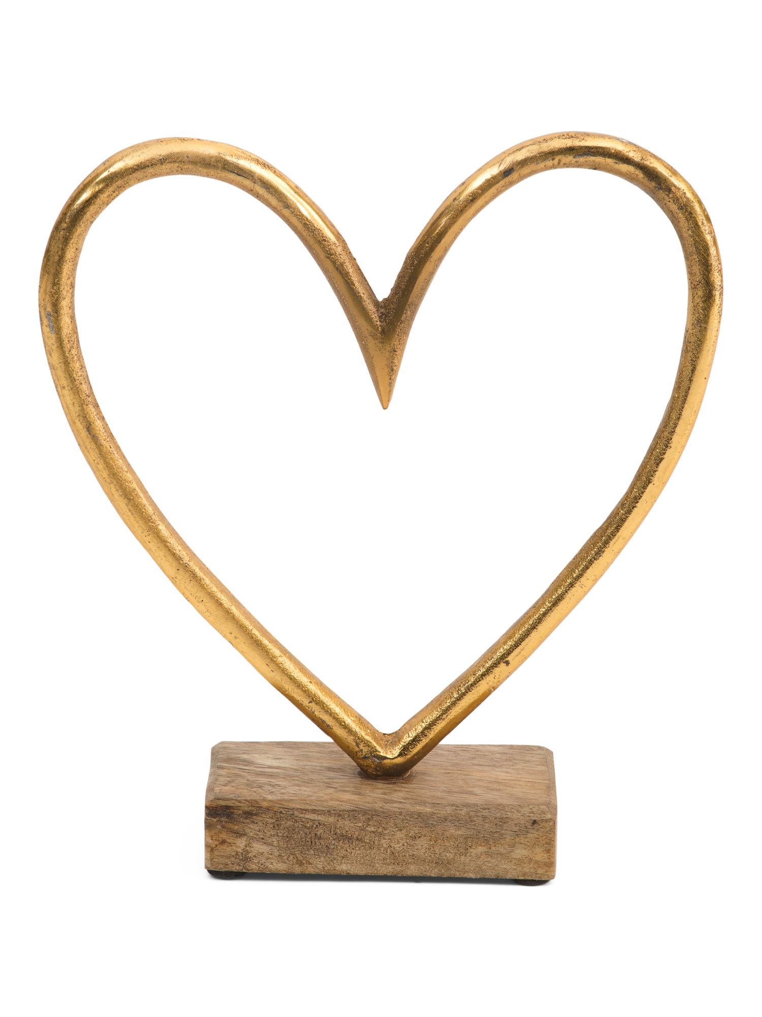 9in Metal And Wood Heart  Decor | TJ Maxx