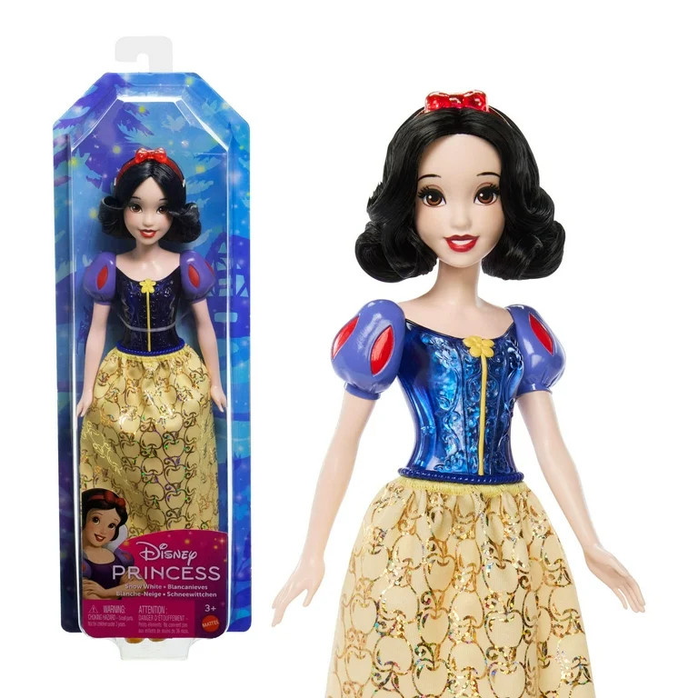 Disney Princess Snow White Fashion Doll with Black Hair, Brown Eyes & Hair Accessory | Walmart (US)