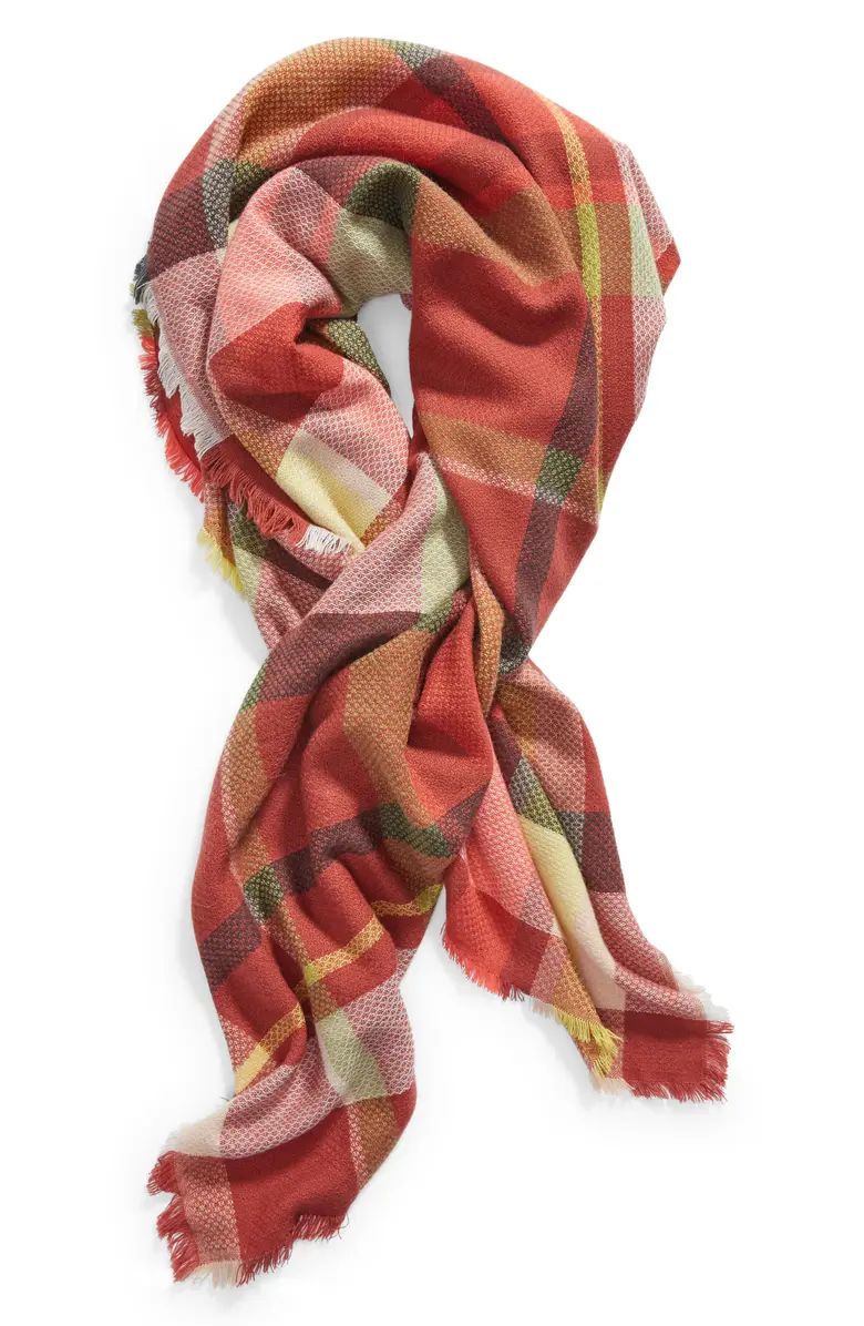 Plaid Oversize Blanket Wrap | Nordstrom