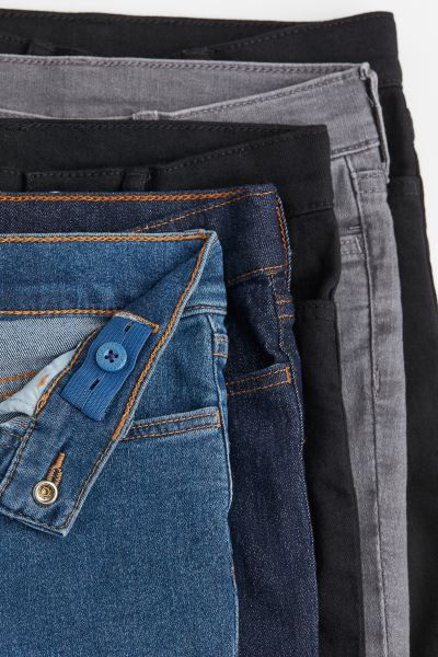5-pack Comfort Stretch Slim Fit Jeans | H&M (US + CA)