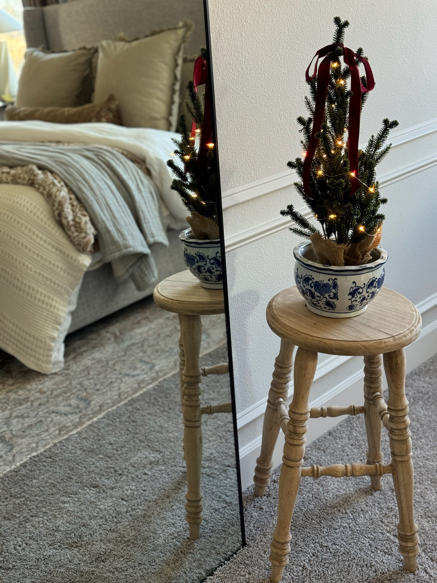 These chinoiserie pots (come as a set of 3) are the perfect accent piece to pair with some faux mini trees this holiday season! I’m obsessed with this pairing!!

#LTKHome #LTKHoliday #LTKStyleTip