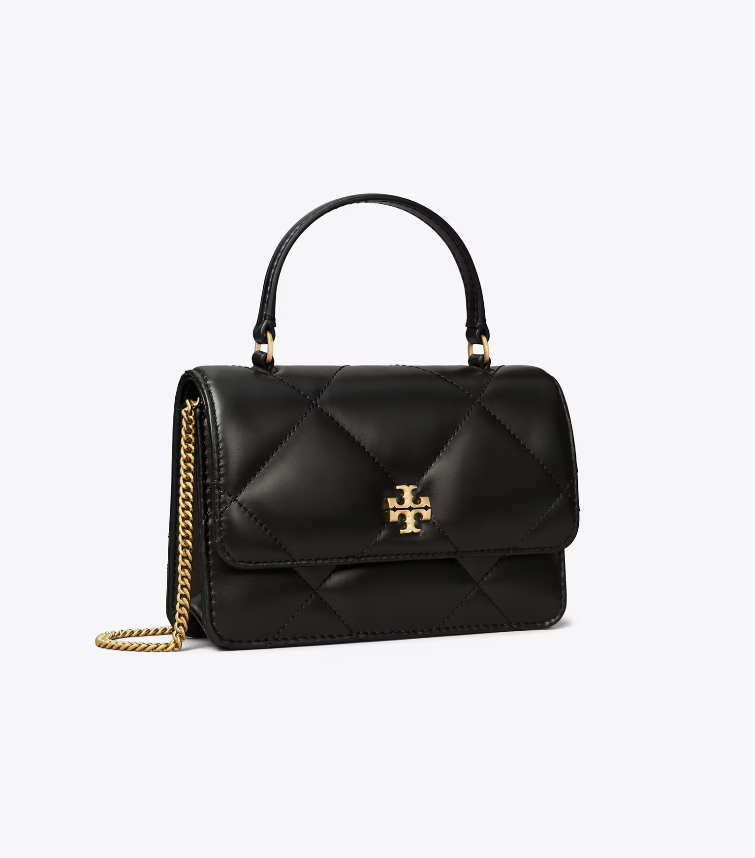 MINI KIRA DIAMOND QUILT TOP-HANDLE CROSSBODY | Tory Burch (US)