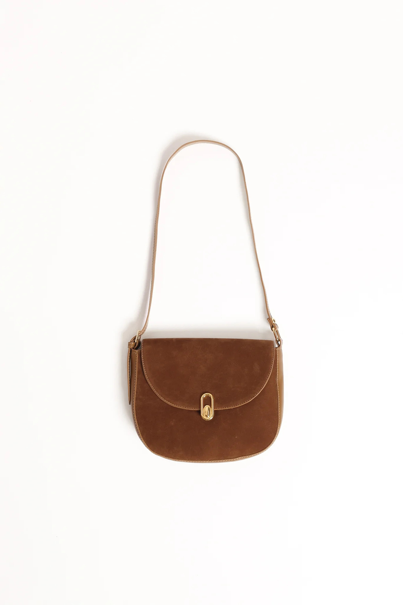 Rowena Crossbody Bag - Brown Suede | Petal & Pup (US)