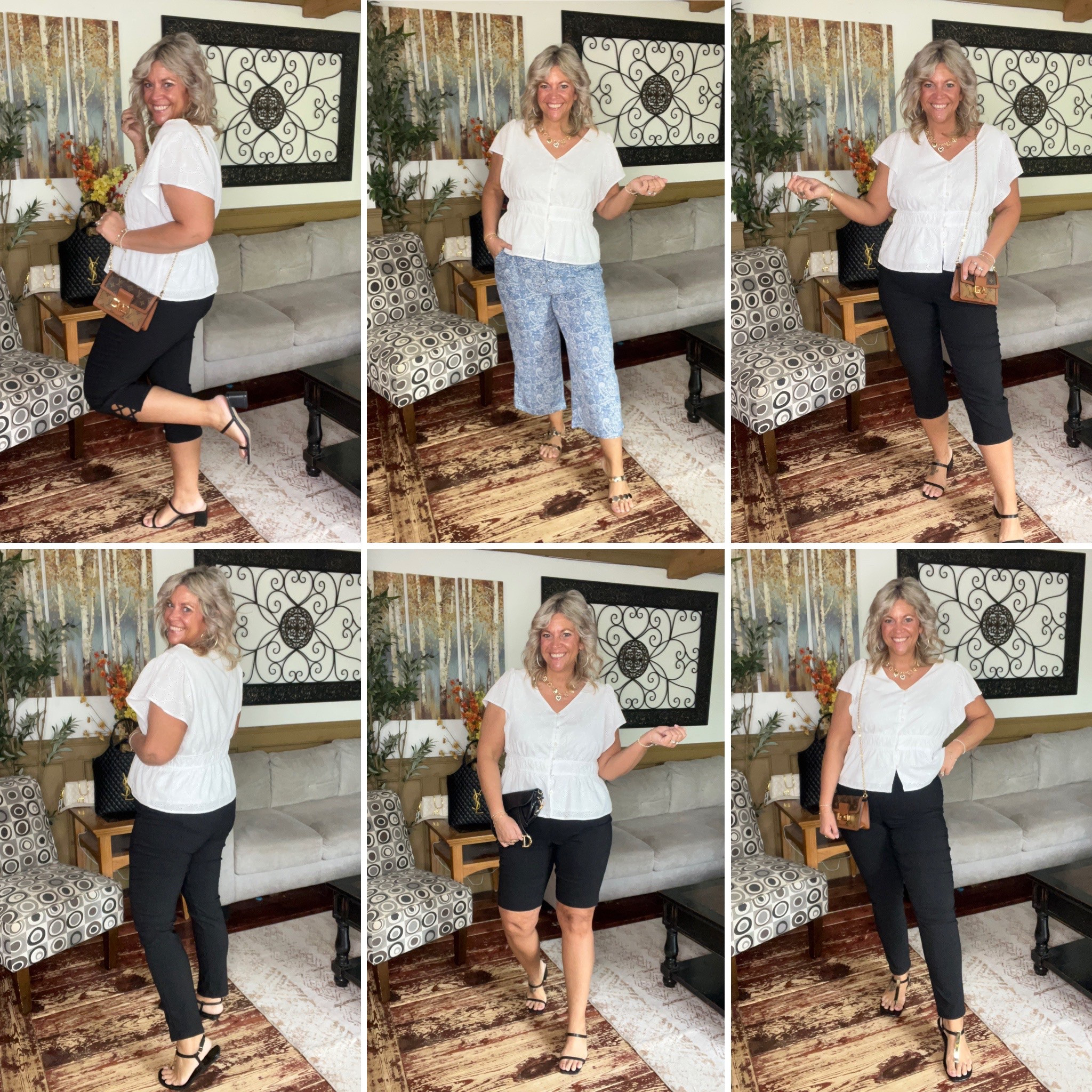 Use code Nicole10 to save at checkout ✅ 89th & Madison little back pull on pants, capris, and longer length shorts. Wearing size XL in all pieces including flowy pants and blouses. 

#LTKFindsUnder50 #LTKWorkwear #LTKSaleAlert