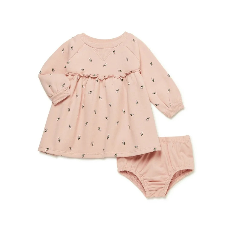 easy-peasy Baby Girl Print Dress, Sizes 0/3-24 Months | Walmart (US)