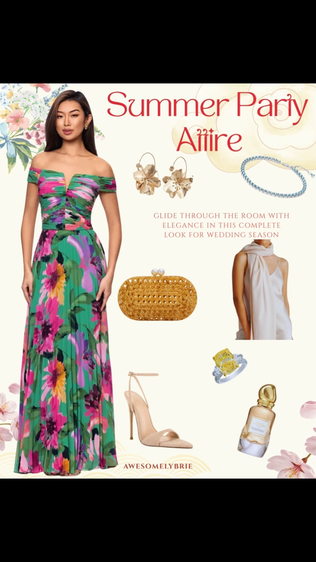 Let’s get summer party ready with this beautiful floral gown with the bag the shoes and the earrings to complement this vibrant look!

#SummerDresses #Parties #WeddingGuest #Heels

#LTKootd #LTKmomlife #LTKWedding