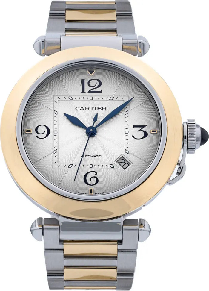 Cartier Preowned 2023 Pasha W2PA0009 Bracelet Watch, 41mm | Nordstrom