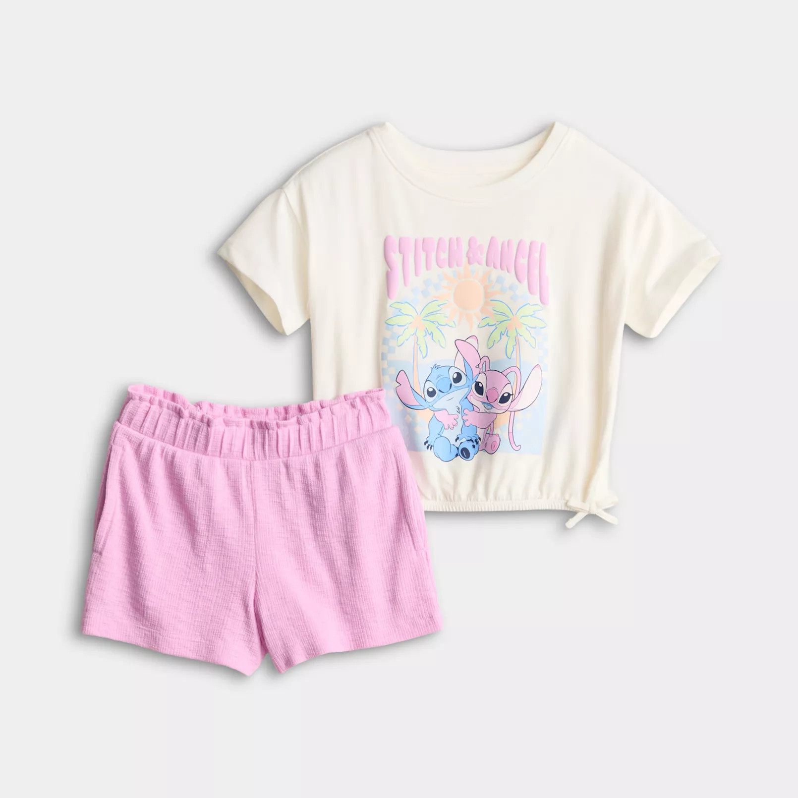Girls 4-12 Jumping Beans® Disney 2-pc. Short Sleeve Tee & Shorts Set | Kohl's