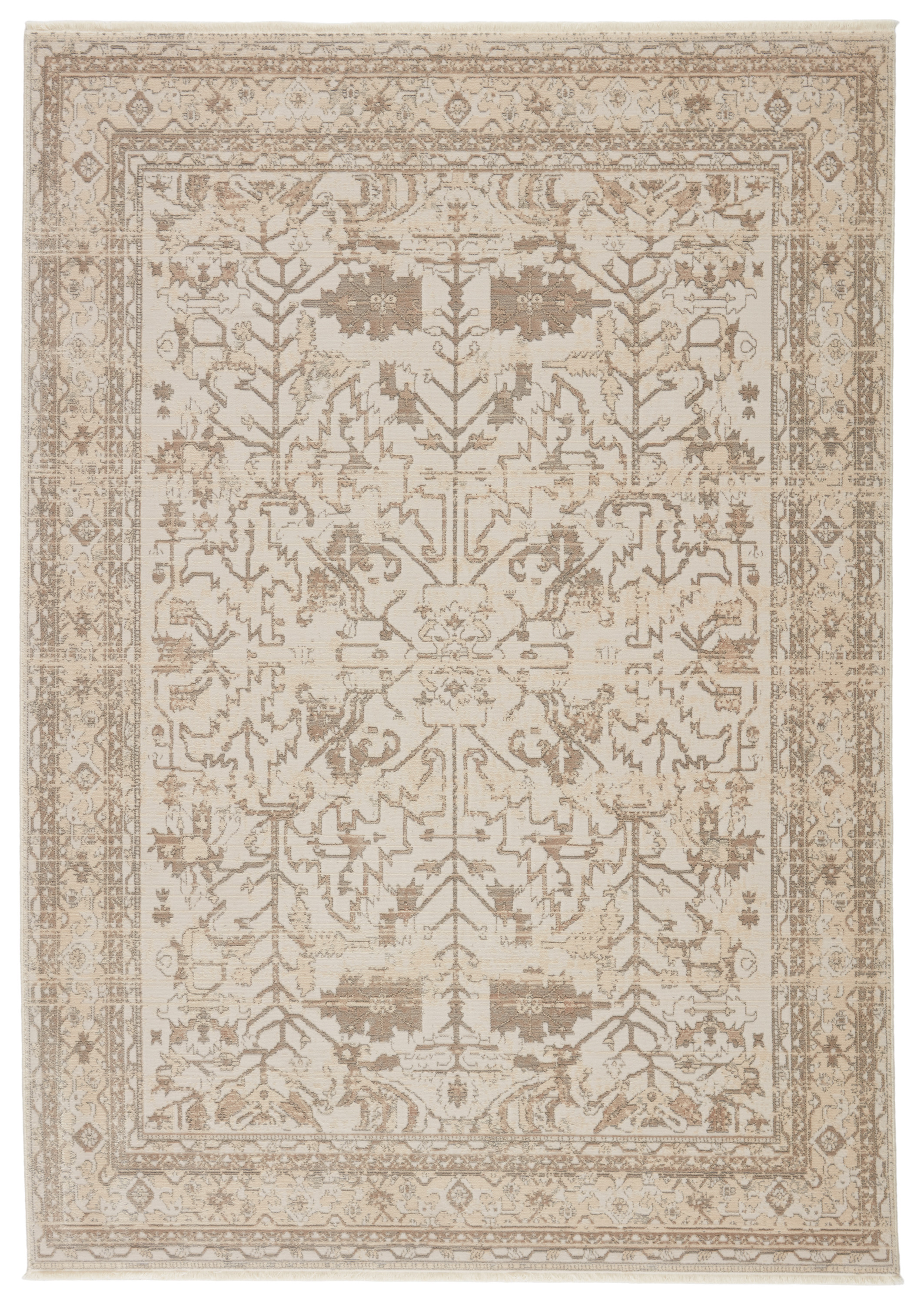 Valentin Oriental Cream/ Light Gray Rug | Scout & Nimble