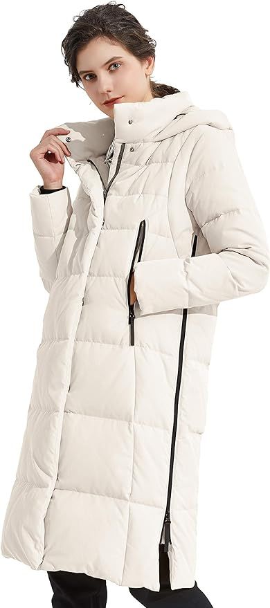 Orolay Women's Thickened Down Jacket Long Winter Coat Hooded Puffer Jacket | Amazon (US)